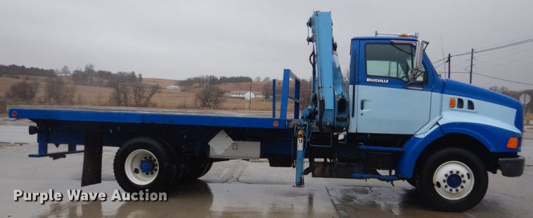 image for item FX9011 1997 Ford Louisville L8000 crane truck