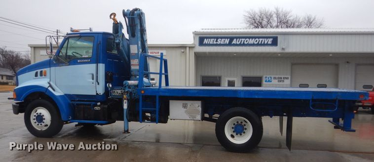 image for item FX9011 1997 Ford Louisville L8000 crane truck