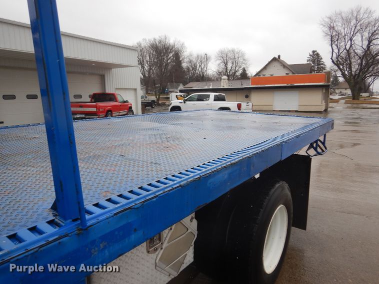 image for item FX9011 1997 Ford Louisville L8000 crane truck