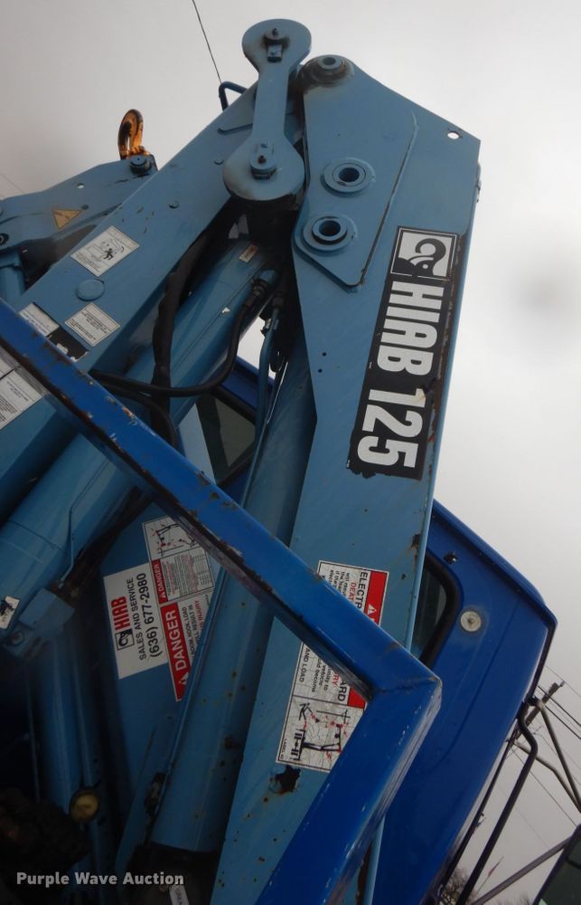 image for item FX9011 1997 Ford Louisville L8000 crane truck