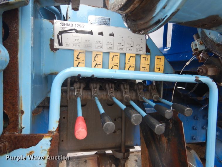 image for item FX9011 1997 Ford Louisville L8000 crane truck