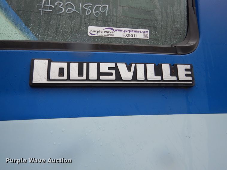image for item FX9011 1997 Ford Louisville L8000 crane truck