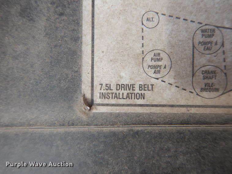 image for item GB9830 1988 Ford F350  Crew Cab flatbed pickup truck