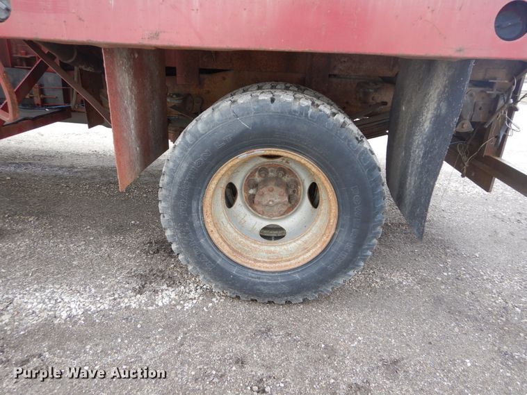 image for item GB9830 1988 Ford F350  Crew Cab flatbed pickup truck