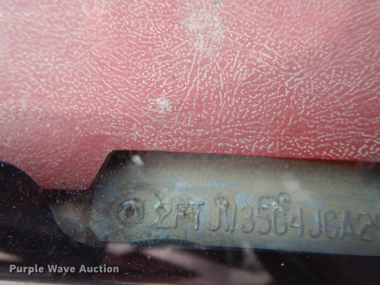 image for item GB9830 1988 Ford F350  Crew Cab flatbed pickup truck