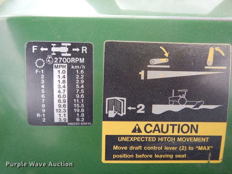 image for item GB9861 John Deere 1070 tractor