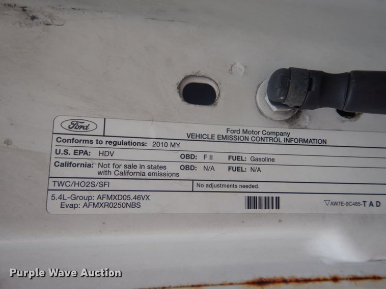 image for item GB9867 2010 Ford F250 Super Duty XL  Crew Cab pickup truck