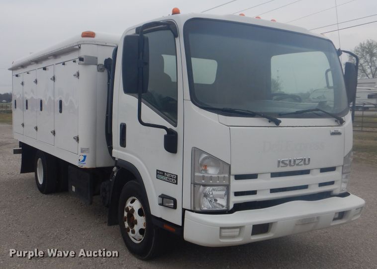 image for item GF9130 2011 Isuzu NPR refrigerated delivery truck