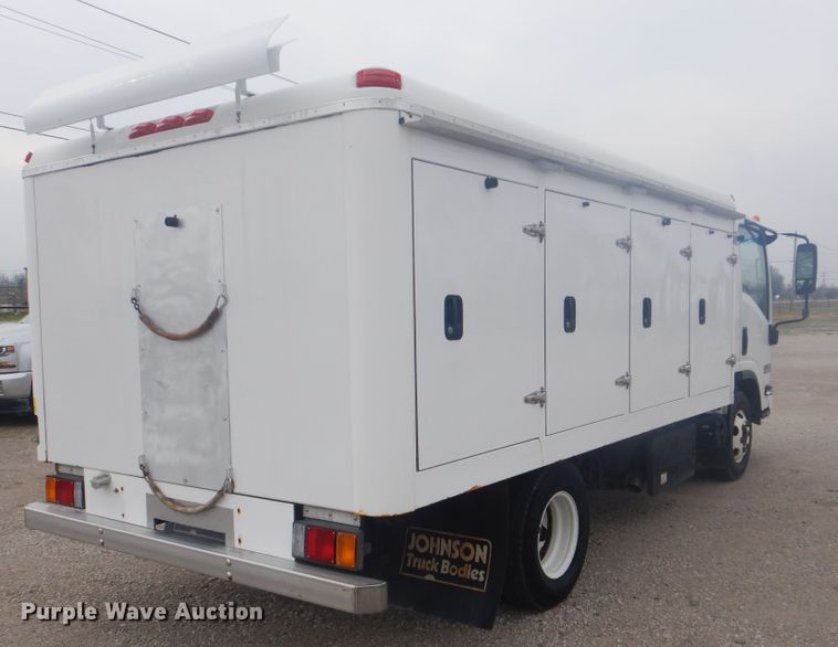 image for item GF9130 2011 Isuzu NPR refrigerated delivery truck