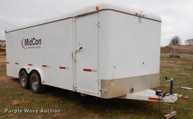 image for item GK9111 2012 WW enclosed cargo trailer