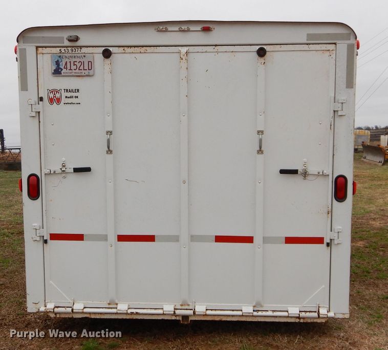 image for item GK9111 2012 WW enclosed cargo trailer