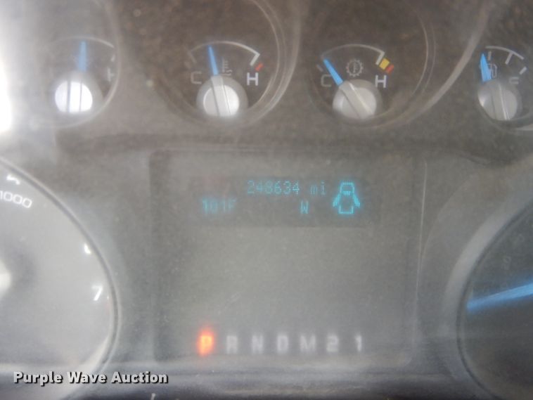 image for item GK9129 2014 Ford F250 Super Duty  SuperCab flatbed pickup truck