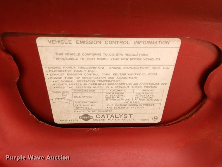 image for item GK9139 1987 Nissan 300ZX