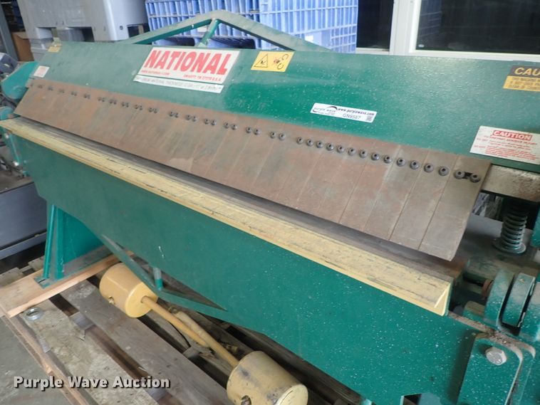image for item GN9587 National U7212 sheet metal machine