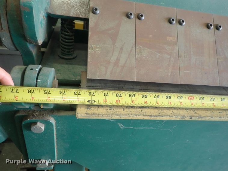 image for item GN9587 National U7212 sheet metal machine