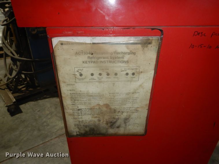 image for item GO9079 Snap-on ACT 3340 AC recharging system