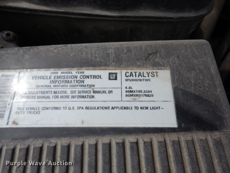 image for item GO9093 2008 Chevrolet Silverado 1500  Ext. Cab pickup truck