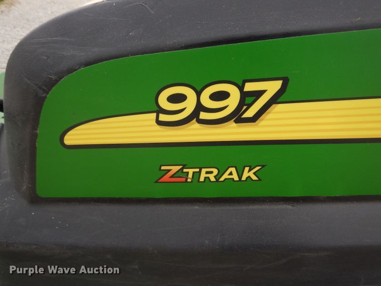 image for item GO9579 John Deere 997 Z-Trak ZTR lawn mower