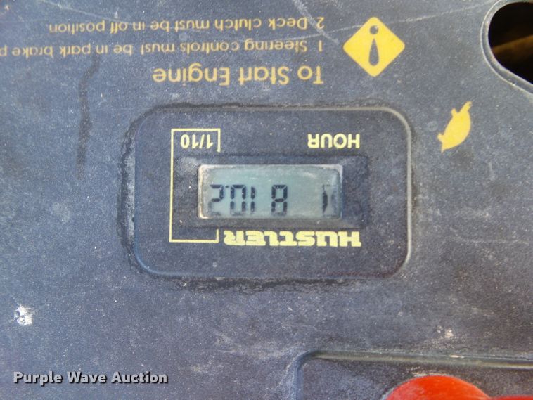 image for item GW9973 2008 Hustler FasTrak Super Duty ZTR lawn mower