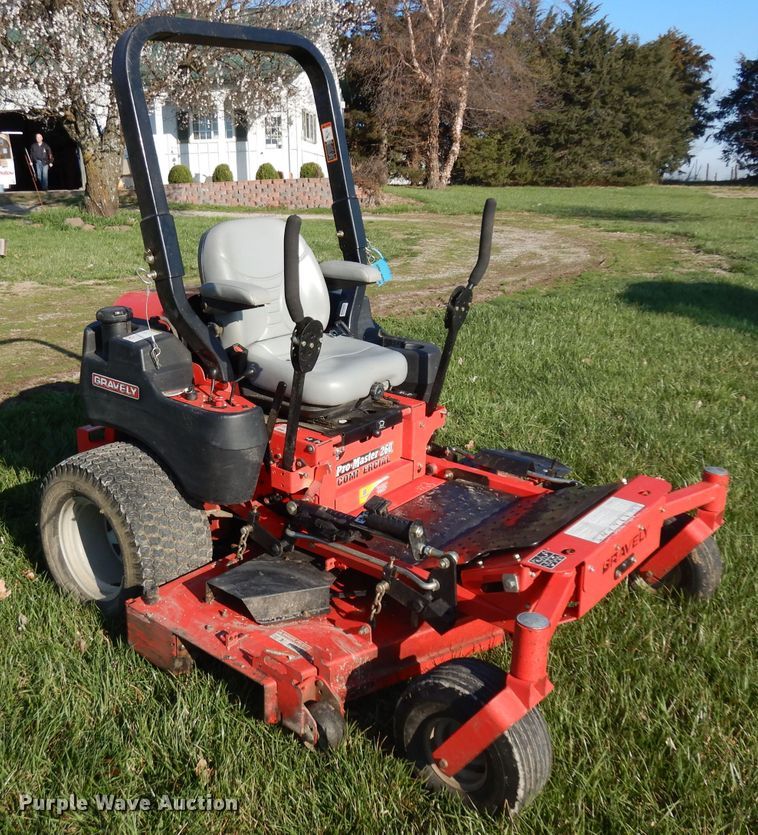 image for item GX9999 Gravely Promaster 260 ZTR lawn mower