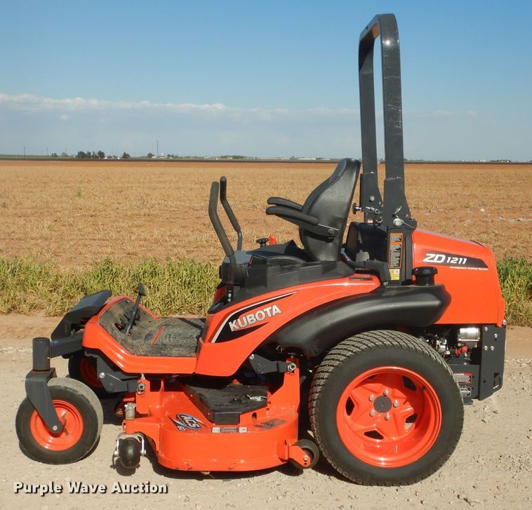 image for item HC9003 2019 Kubota ZD1211-60 ZTR lawn mower