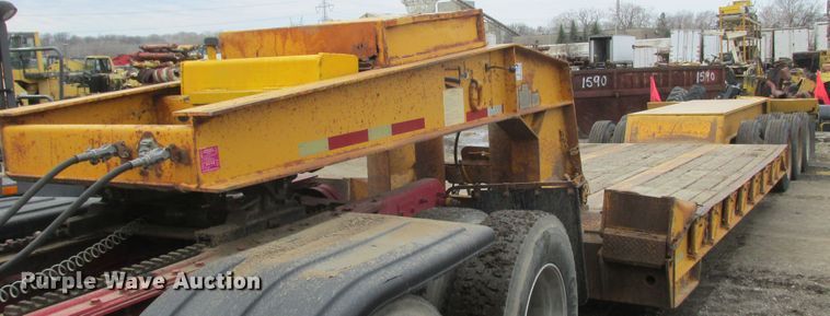 image for item DA8360 1990 Kalyn HRGP-3-50T lowboy equipment trailer