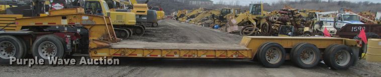 image for item DA8360 1990 Kalyn HRGP-3-50T lowboy equipment trailer