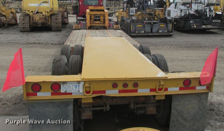 image for item DA8360 1990 Kalyn HRGP-3-50T lowboy equipment trailer