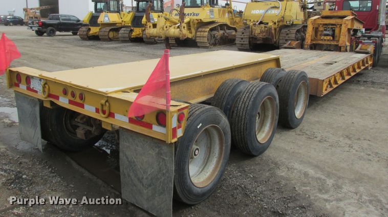image for item DA8360 1990 Kalyn HRGP-3-50T lowboy equipment trailer