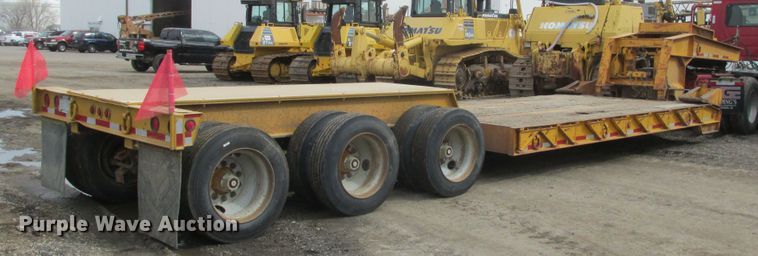 image for item DA8360 1990 Kalyn HRGP-3-50T lowboy equipment trailer