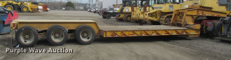 image for item DA8360 1990 Kalyn HRGP-3-50T lowboy equipment trailer