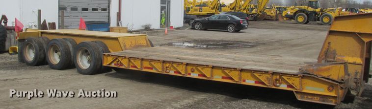 image for item DA8360 1990 Kalyn HRGP-3-50T lowboy equipment trailer