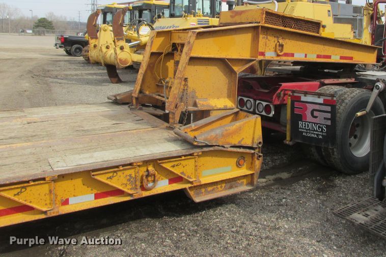 image for item DA8360 1990 Kalyn HRGP-3-50T lowboy equipment trailer