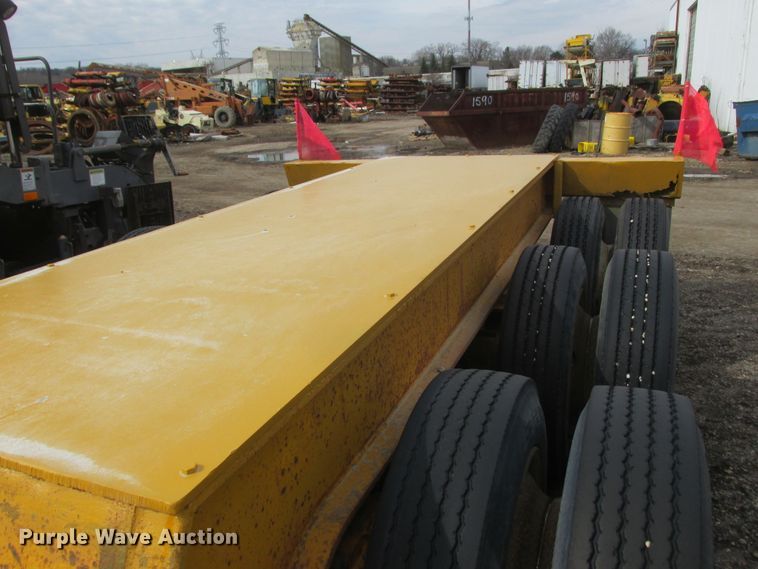 image for item DA8360 1990 Kalyn HRGP-3-50T lowboy equipment trailer