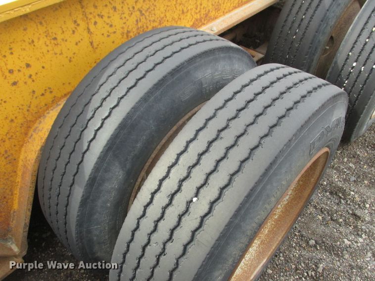 image for item DA8360 1990 Kalyn HRGP-3-50T lowboy equipment trailer