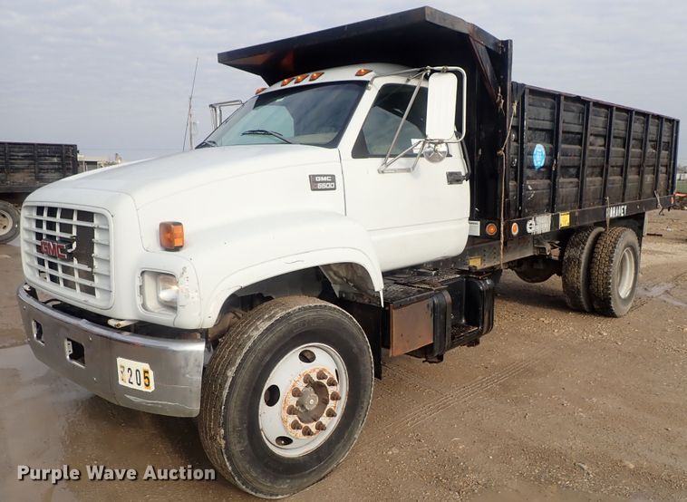 image for item DC3264 1998 GMC C6500 dump truck