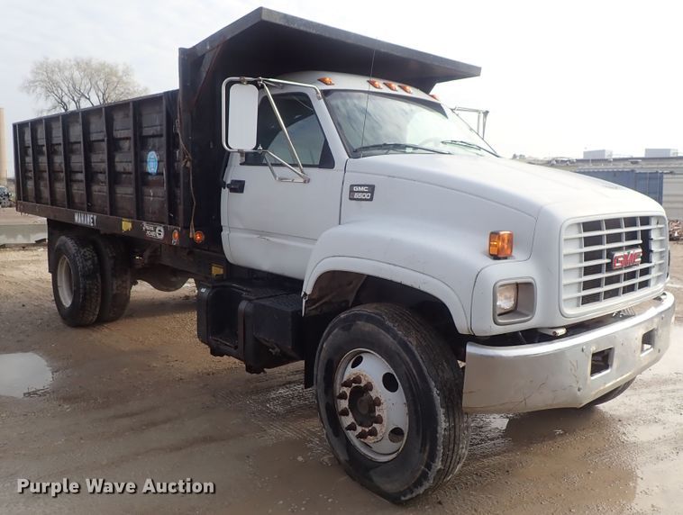 image for item DC3264 1998 GMC C6500 dump truck