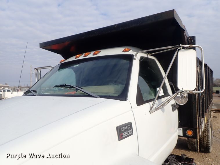 image for item DC3264 1998 GMC C6500 dump truck