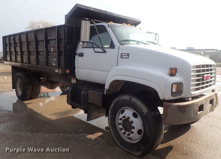 image for item DC3265 2000 GMC 7500 dump truck
