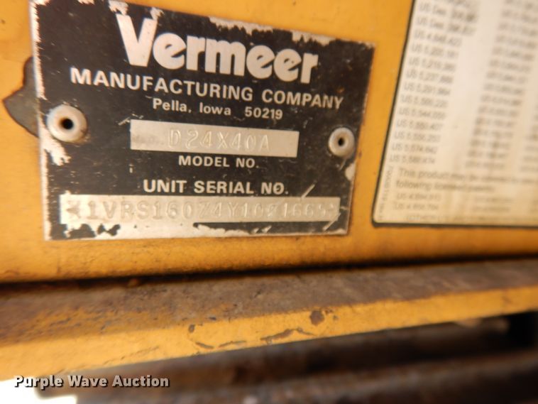 image for item DF6008 2000 Vermeer D24X40A  directional boring unit