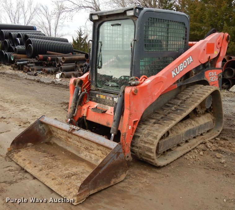 image for item DF6026 Kubota SVL90-2  tracked skid steer loader