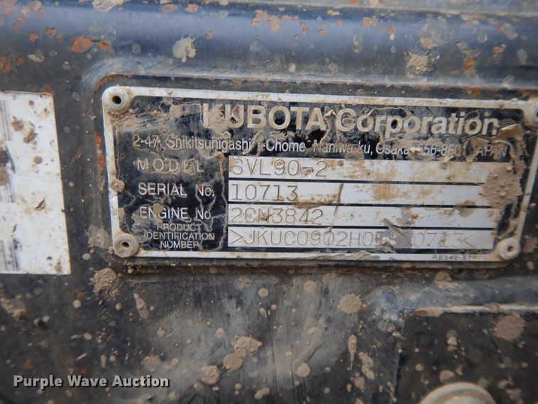 image for item DF6026 Kubota SVL90-2  tracked skid steer loader