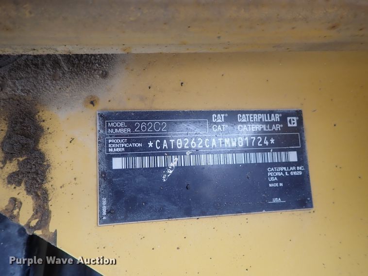 image for item DG3030 2013 Caterpillar 262C Series 2  skid steer loader