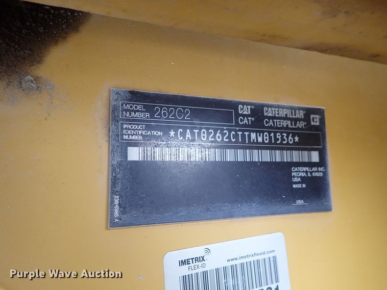 image for item DG3036 2013 Caterpillar 262C Series 2  skid steer loader