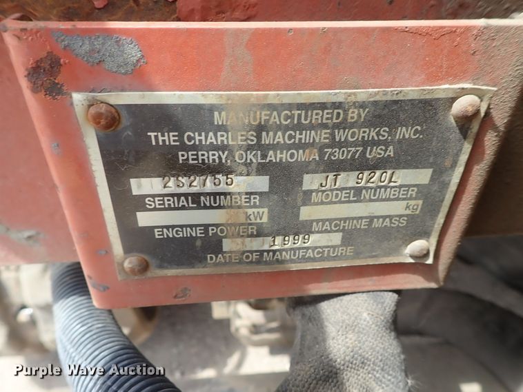 image for item DG3056 1999 Ditch Witch JT920L  directional boring unit