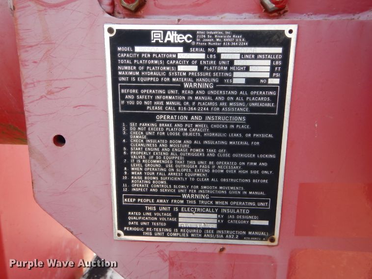 image for item DG5602 1998 Ford F800 bucket truck