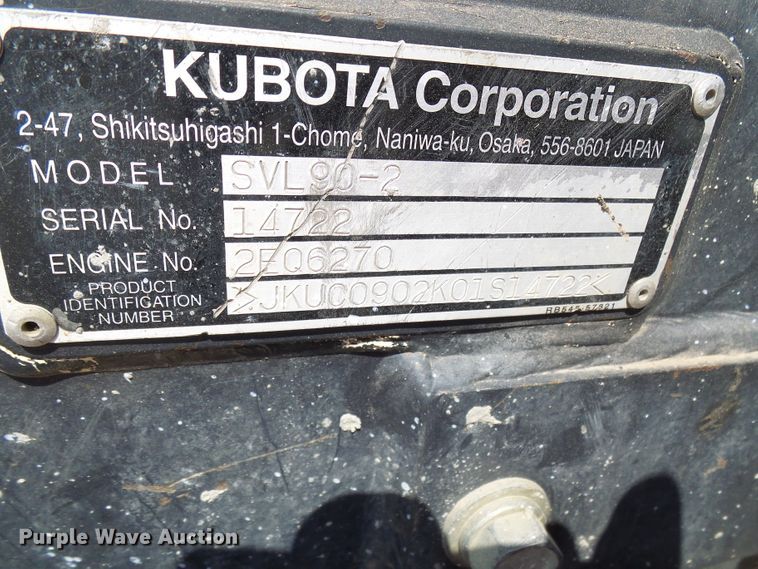 image for item DG5605 Kubota SVL90-2  tracked skid steer loader