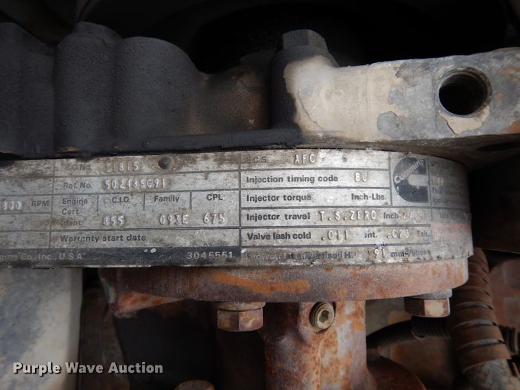 image for item DG6361 1987 International 9300 water truck