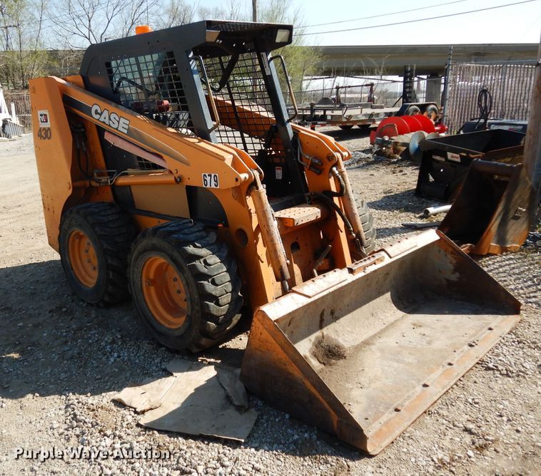 image for item DG6382 Case 430  skid steer