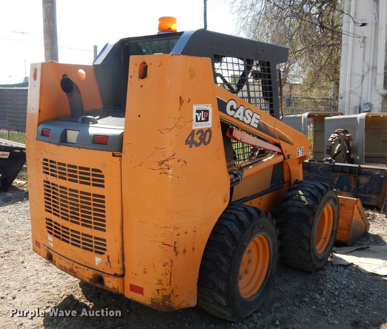 image for item DG6382 Case 430  skid steer